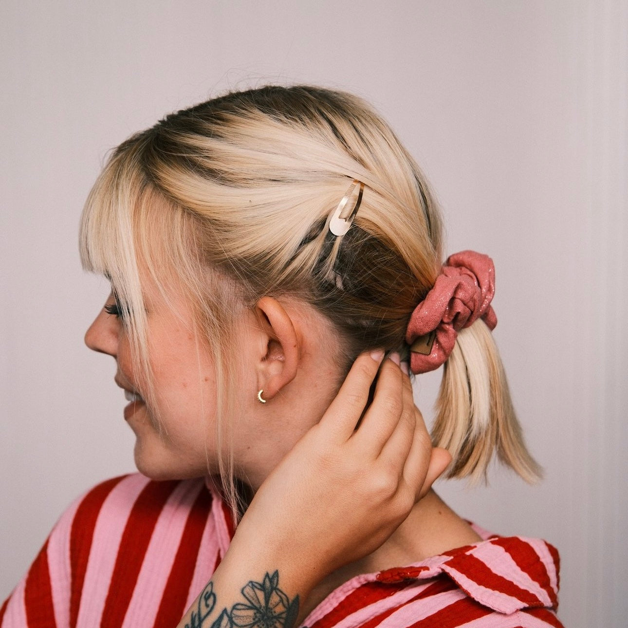 Scrunchie Glitzer rosa