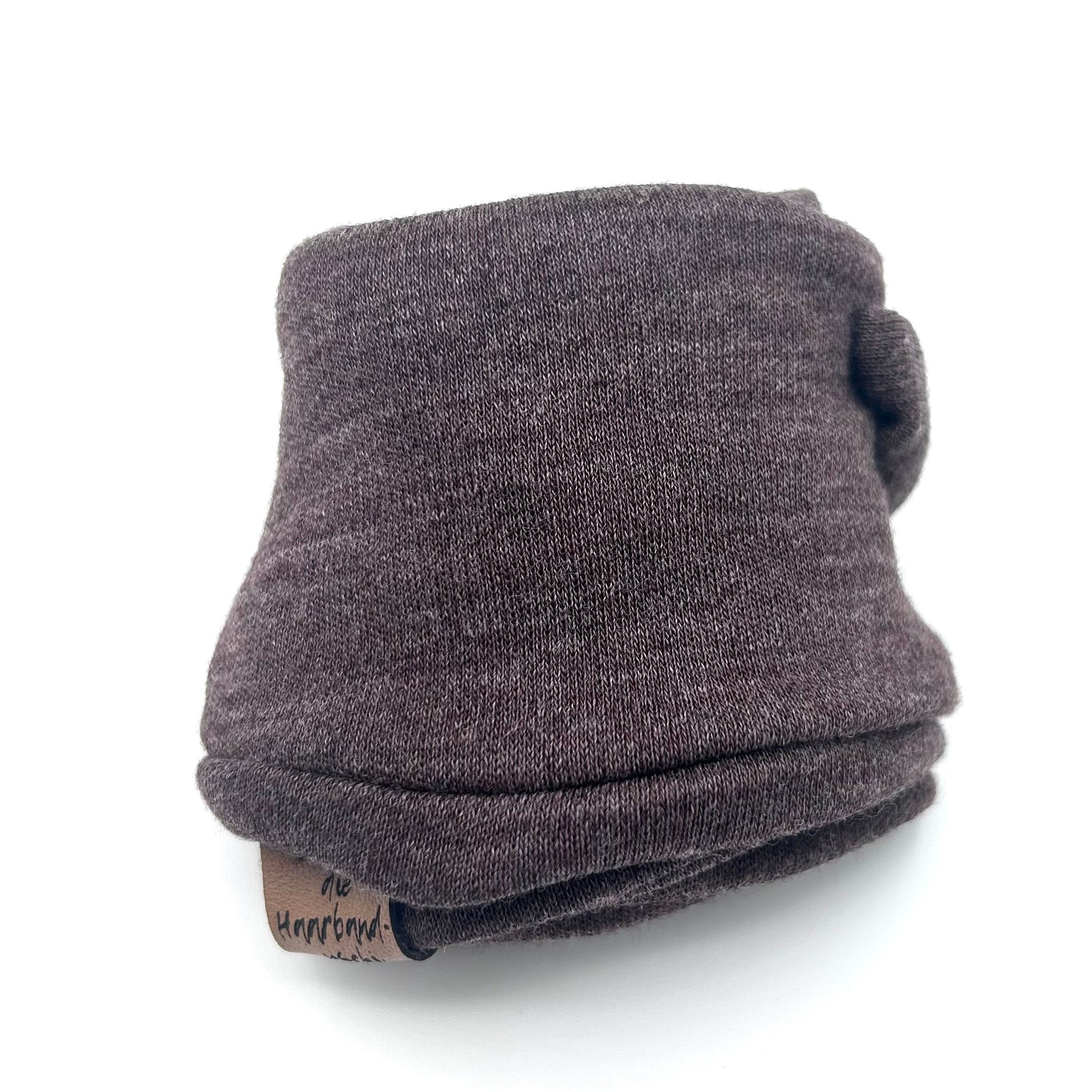 Drahthaarband breit - Warm Braun