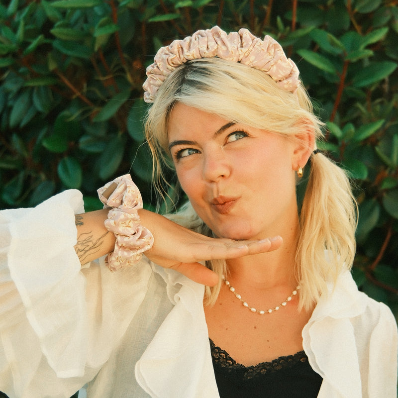 Scrunchie - Flieder Blossom