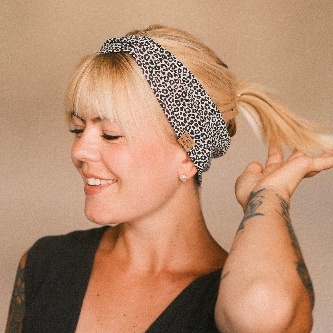 Basic Haarband - leo hell