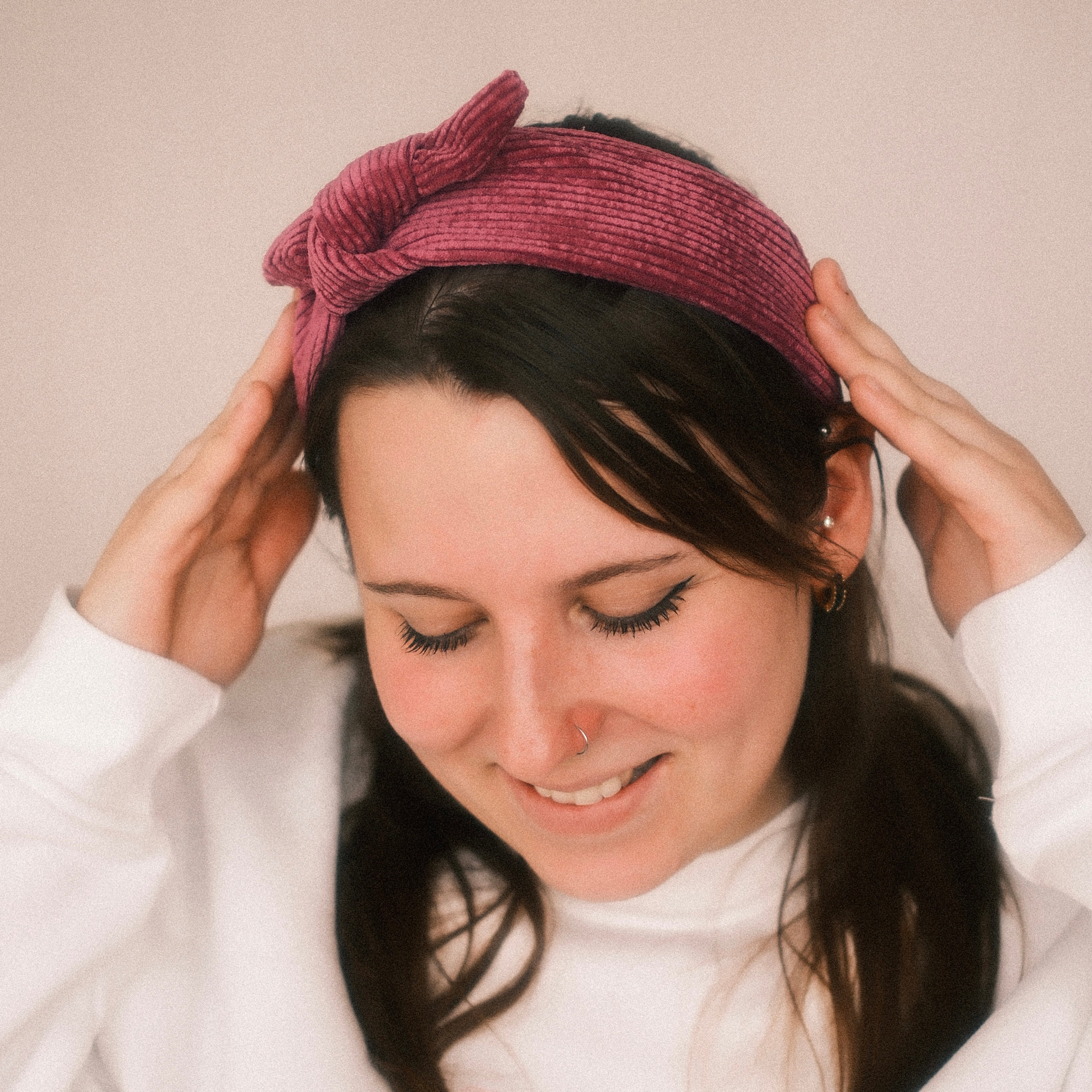 Heidi 4 in 1 Berry Haarreif Schleife