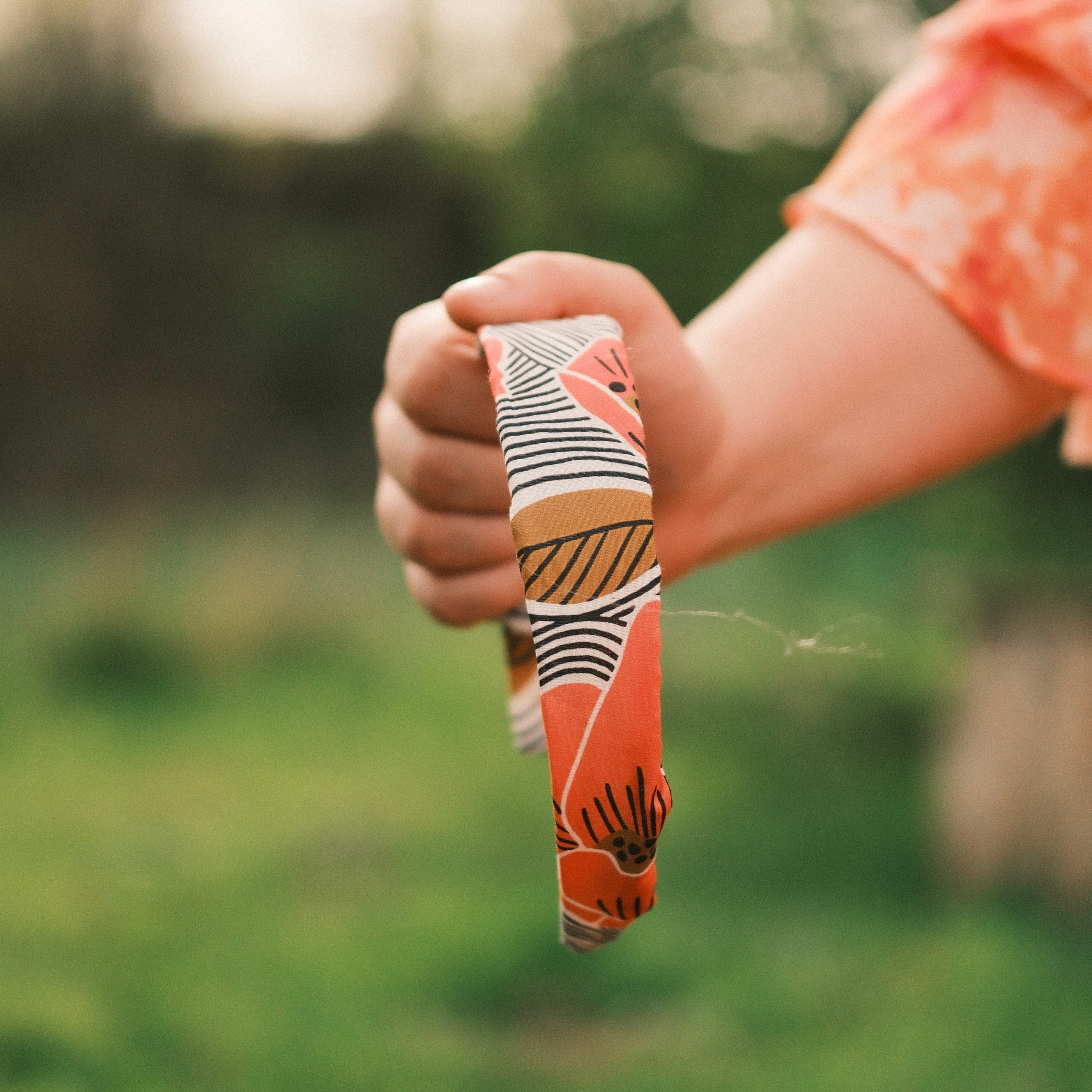 Anne - Retro Blume Orange