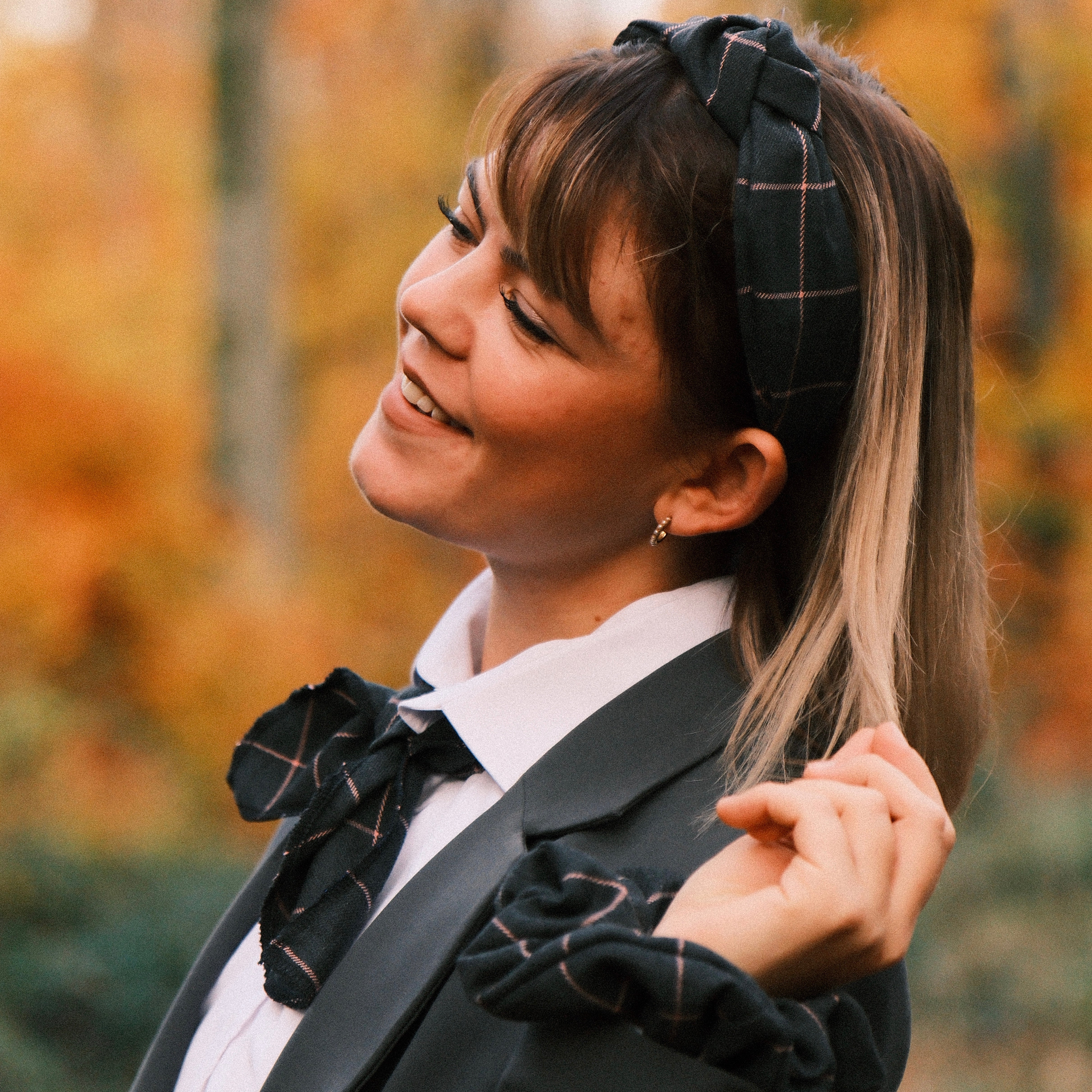 Big Scrunchie - XOXO Grau/Rosa