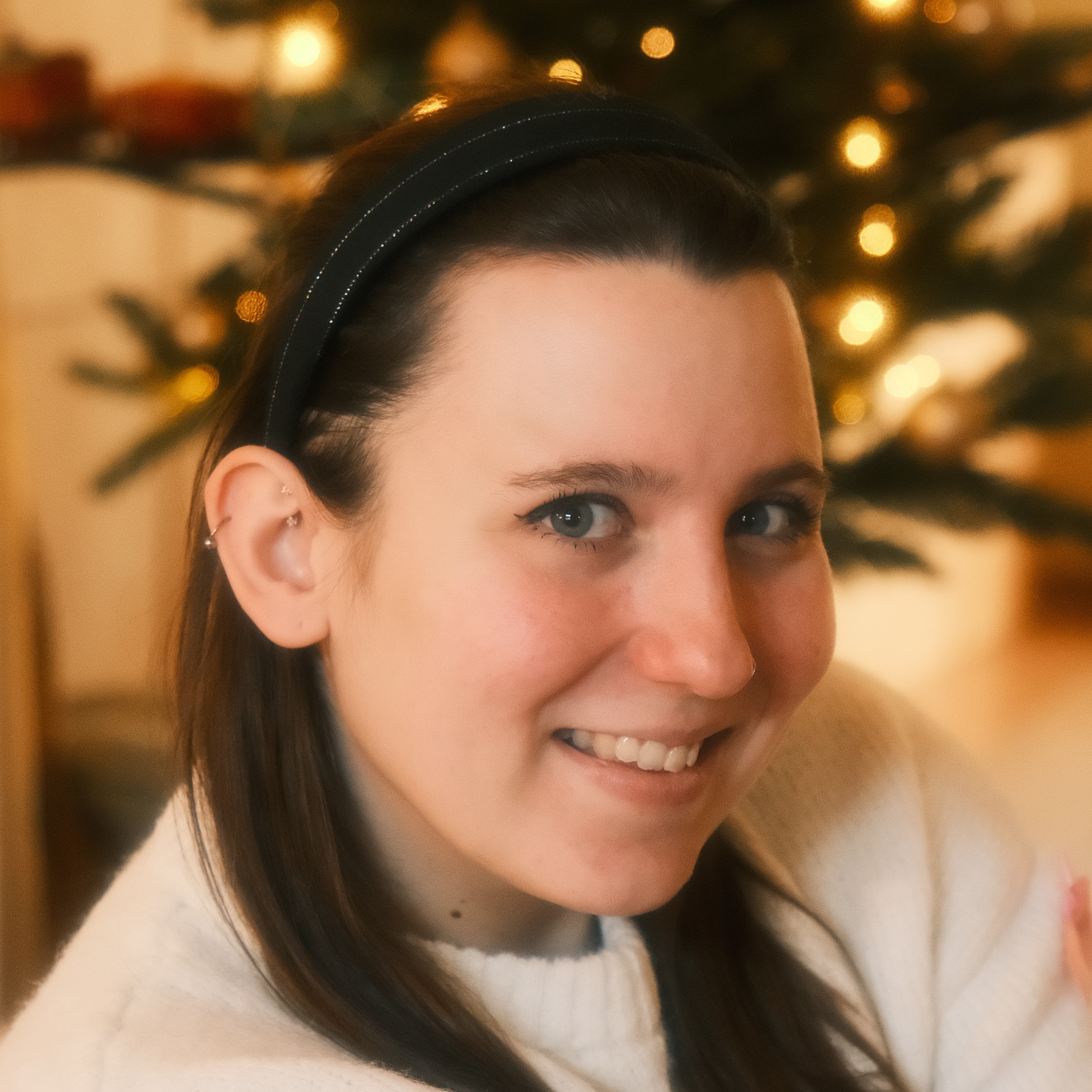 Anne - Streifen Silber