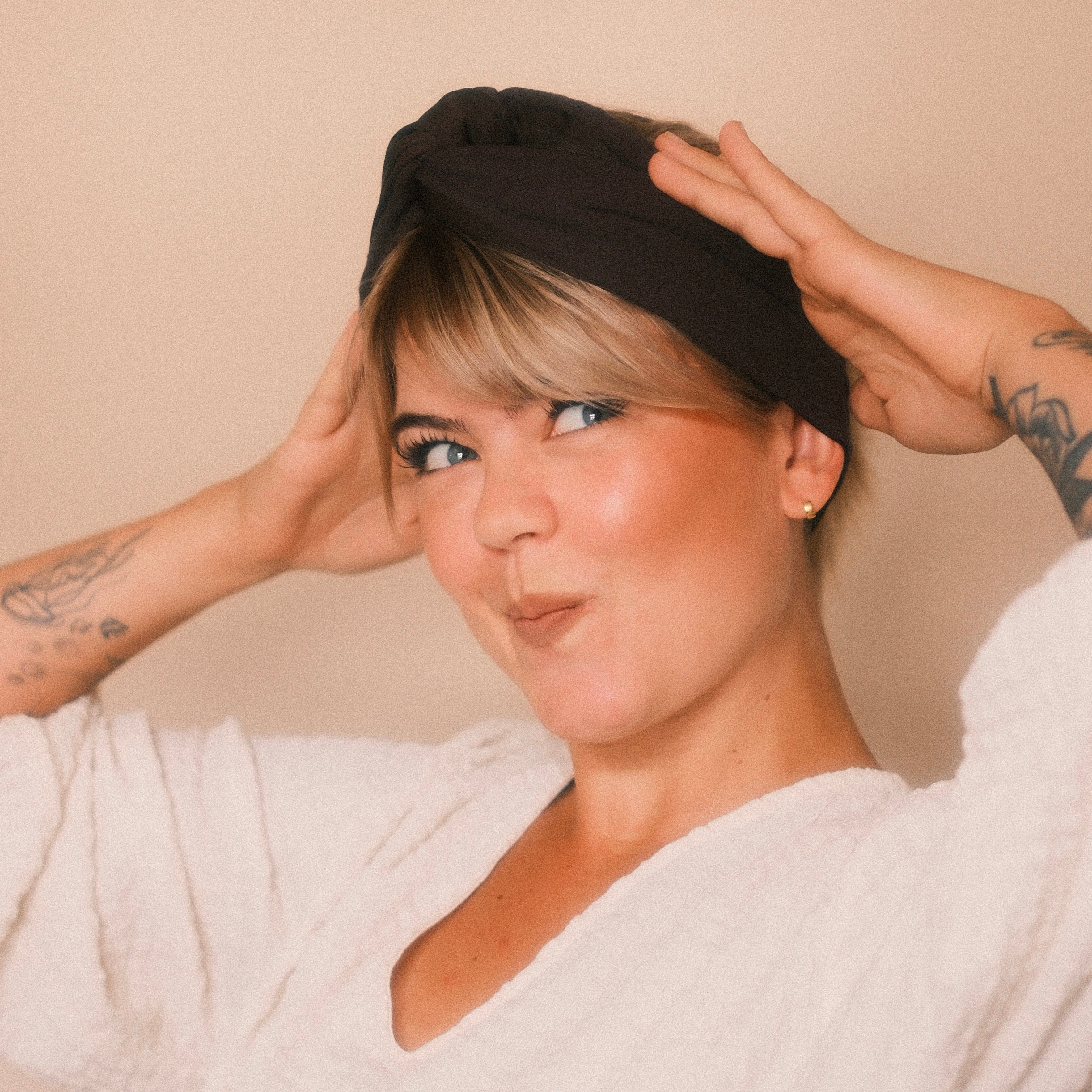 Drahthaarband 2 Seiten Chocolate