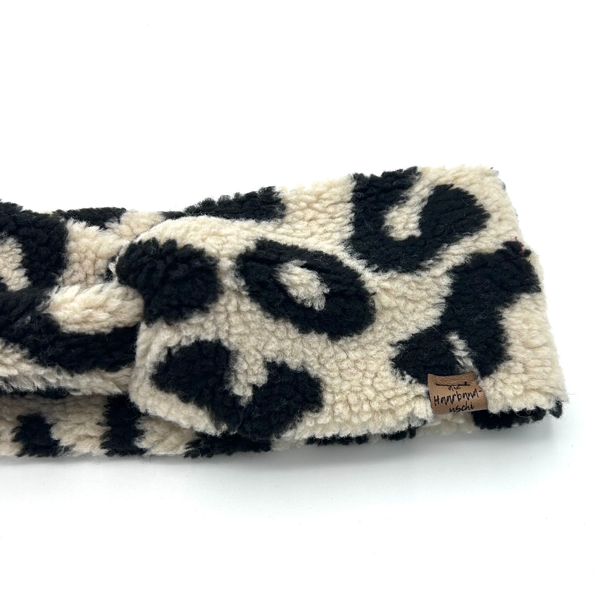 Basic Haarband - Teddy Schwarz Leo