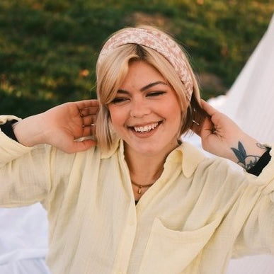 Drahthaarband Ethno rosé