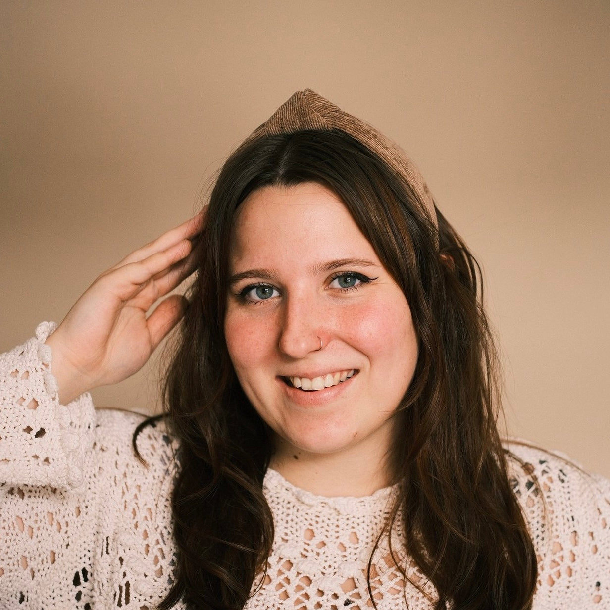 Milla - hellbraun KNOTEN Haarreif