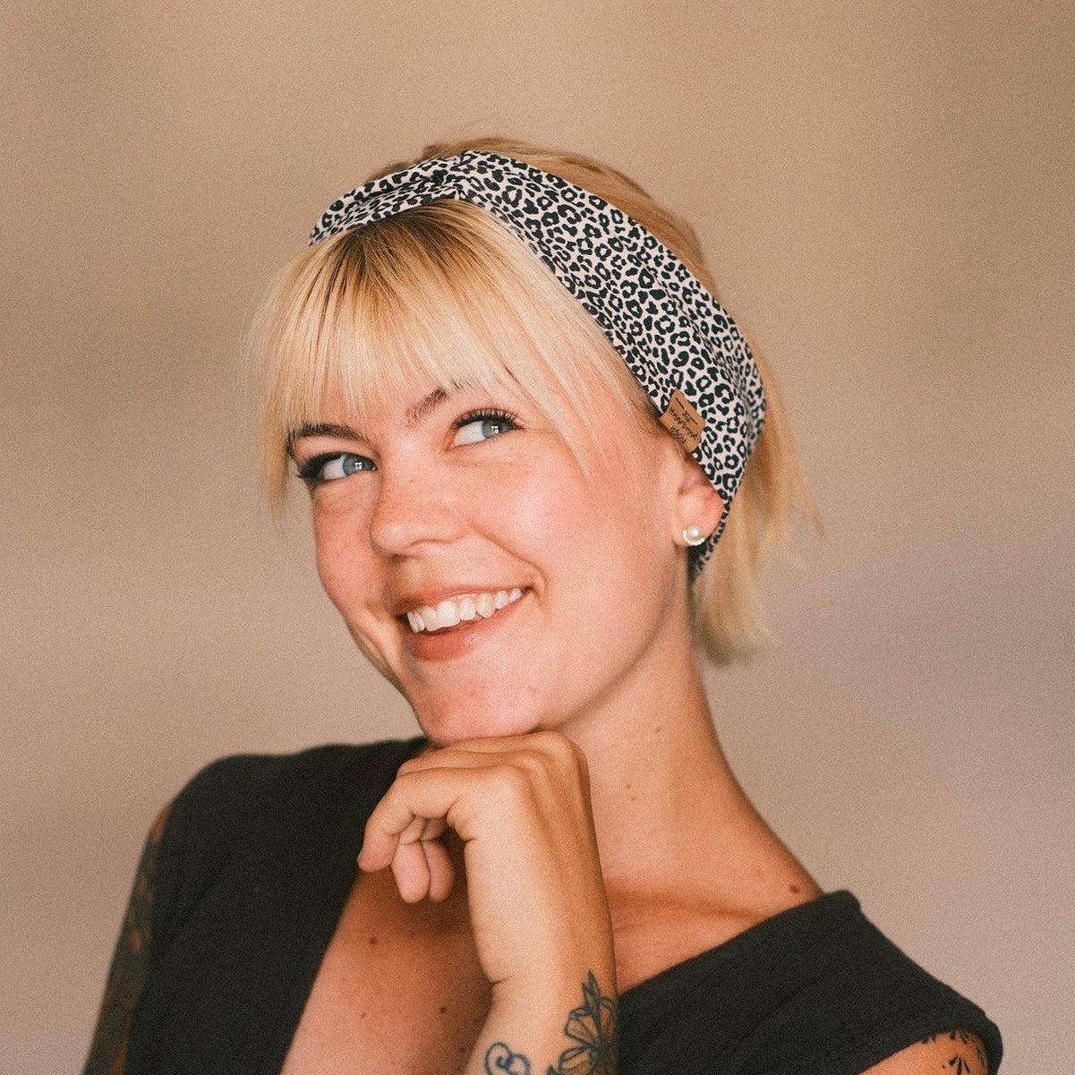 Basic Haarband - leo hell