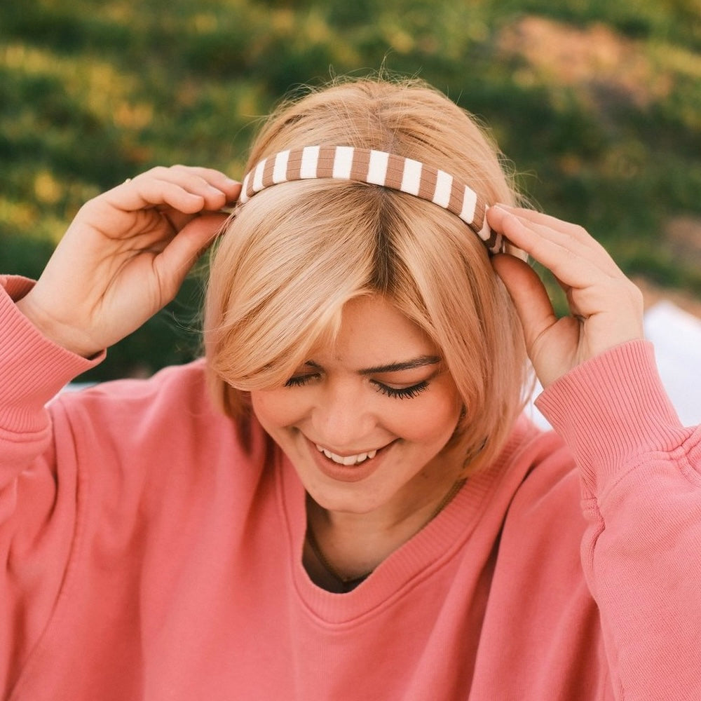 Anna - gestreift Braun