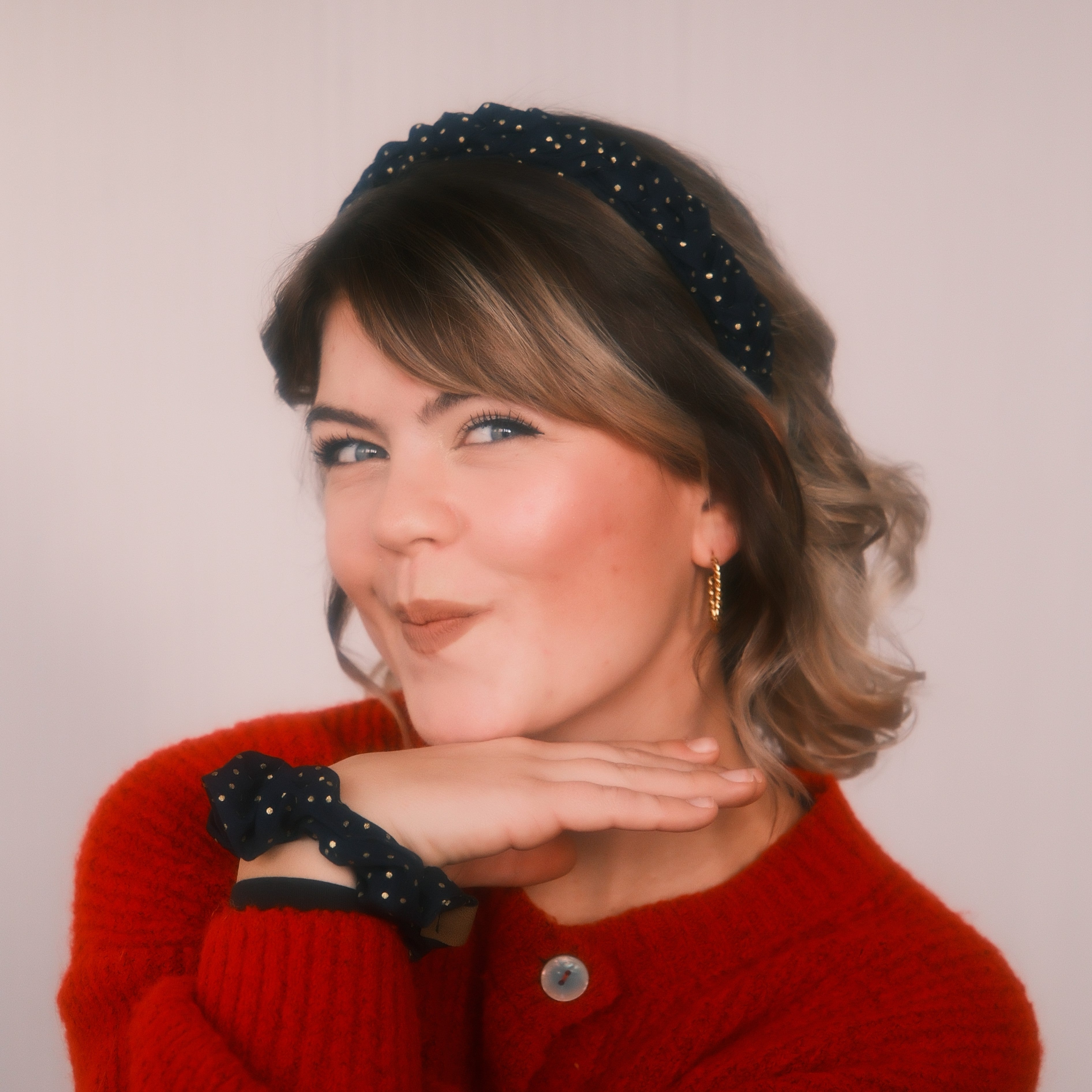 Elisabeth - Dots Dunkelblau