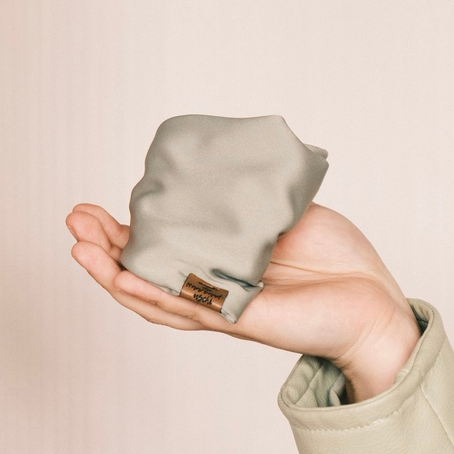 Drahthaarband Satin light Matcha