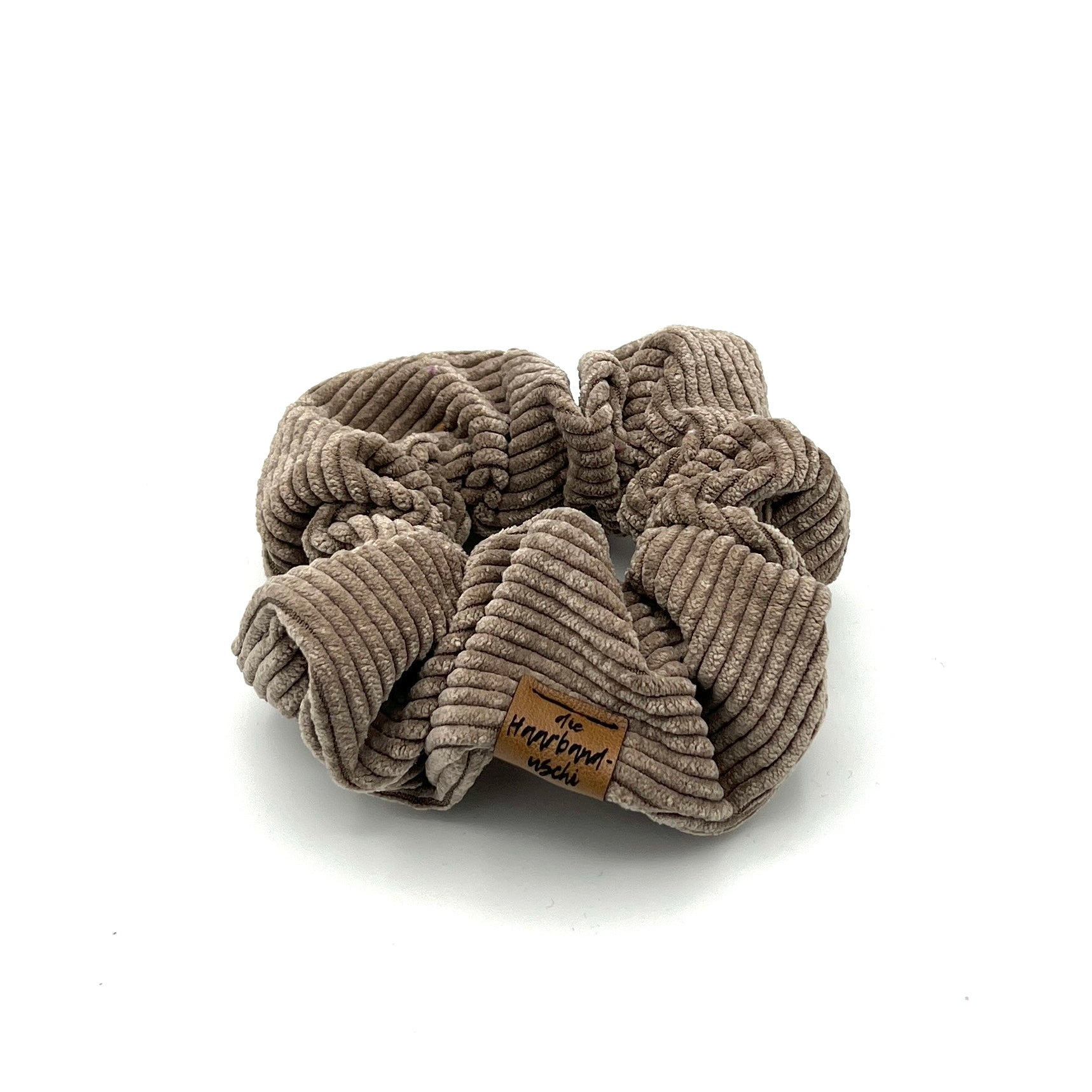 Scrunchie Cord Hellbraun