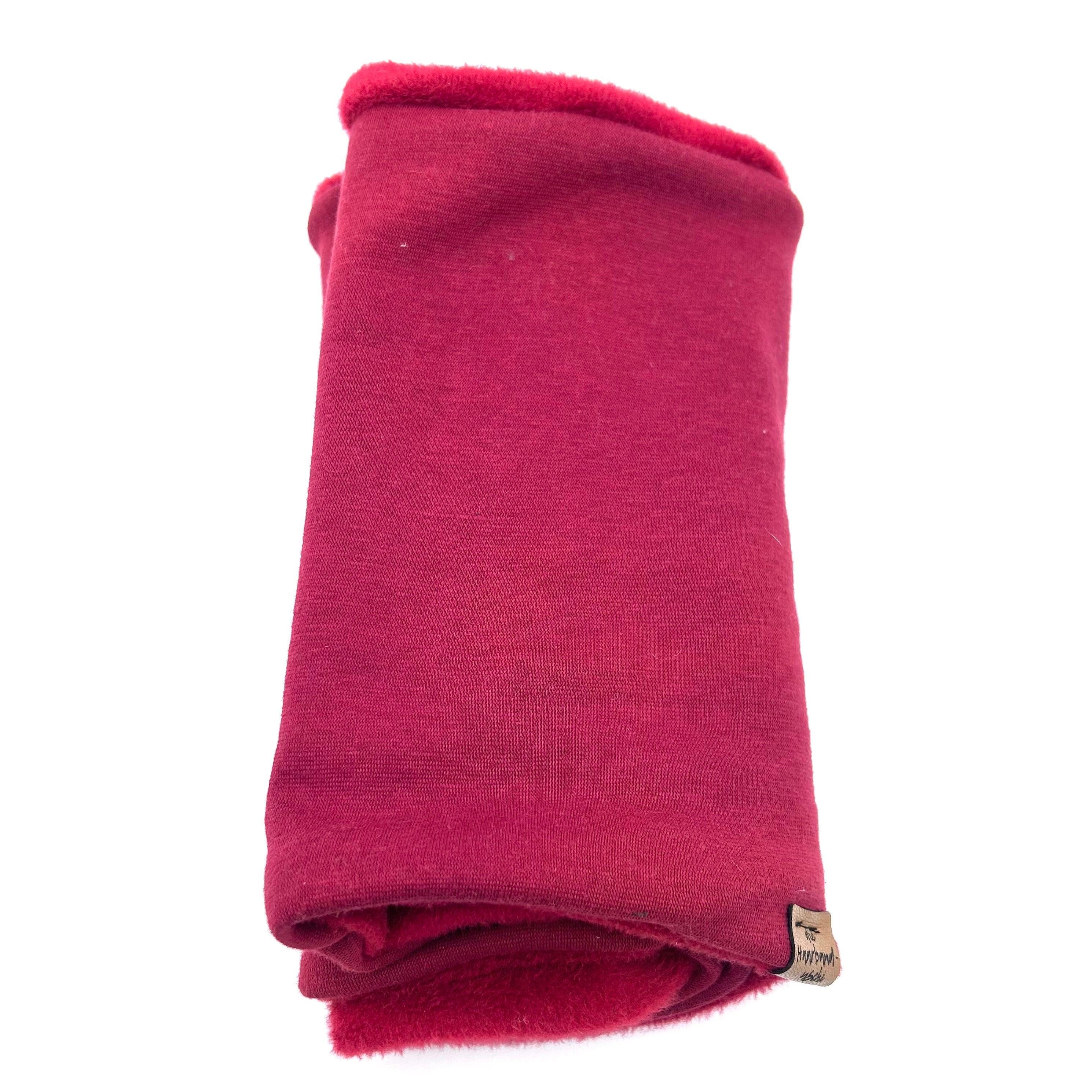 Loop - Samt gefüttert Rot