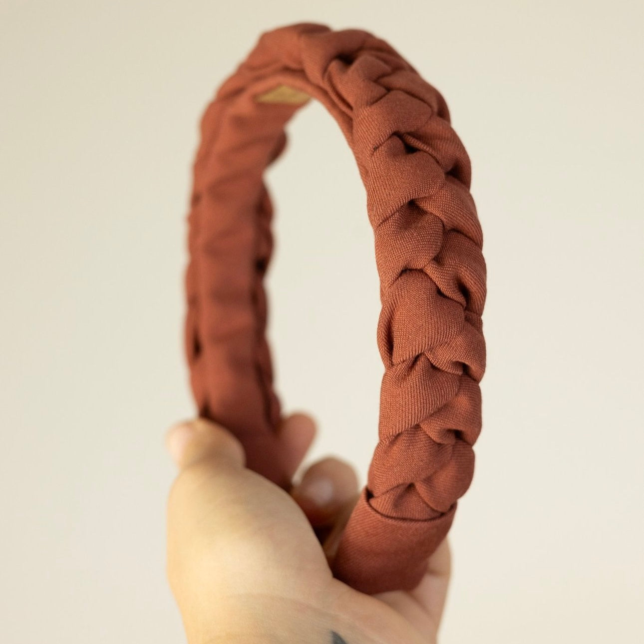 Luise - Haarreif geflochten terra