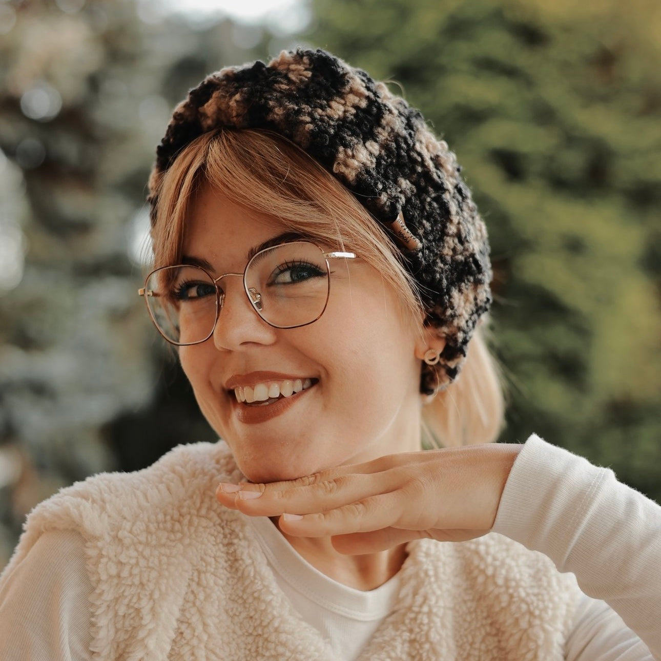 Basic Haarband - Teddy Zebra