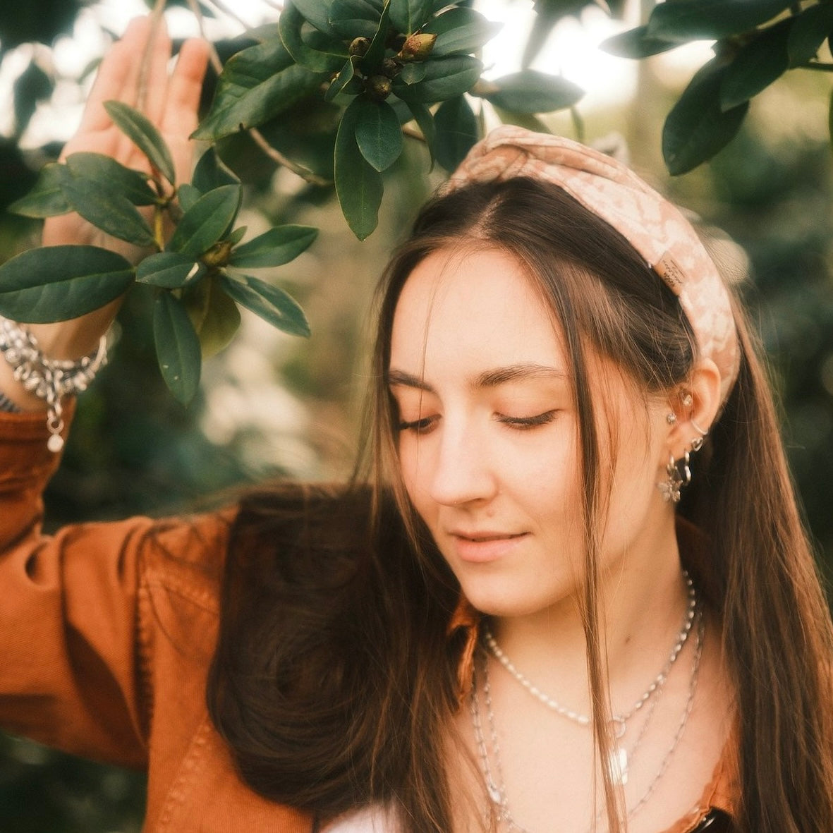 Drahthaarband Ethno rosé