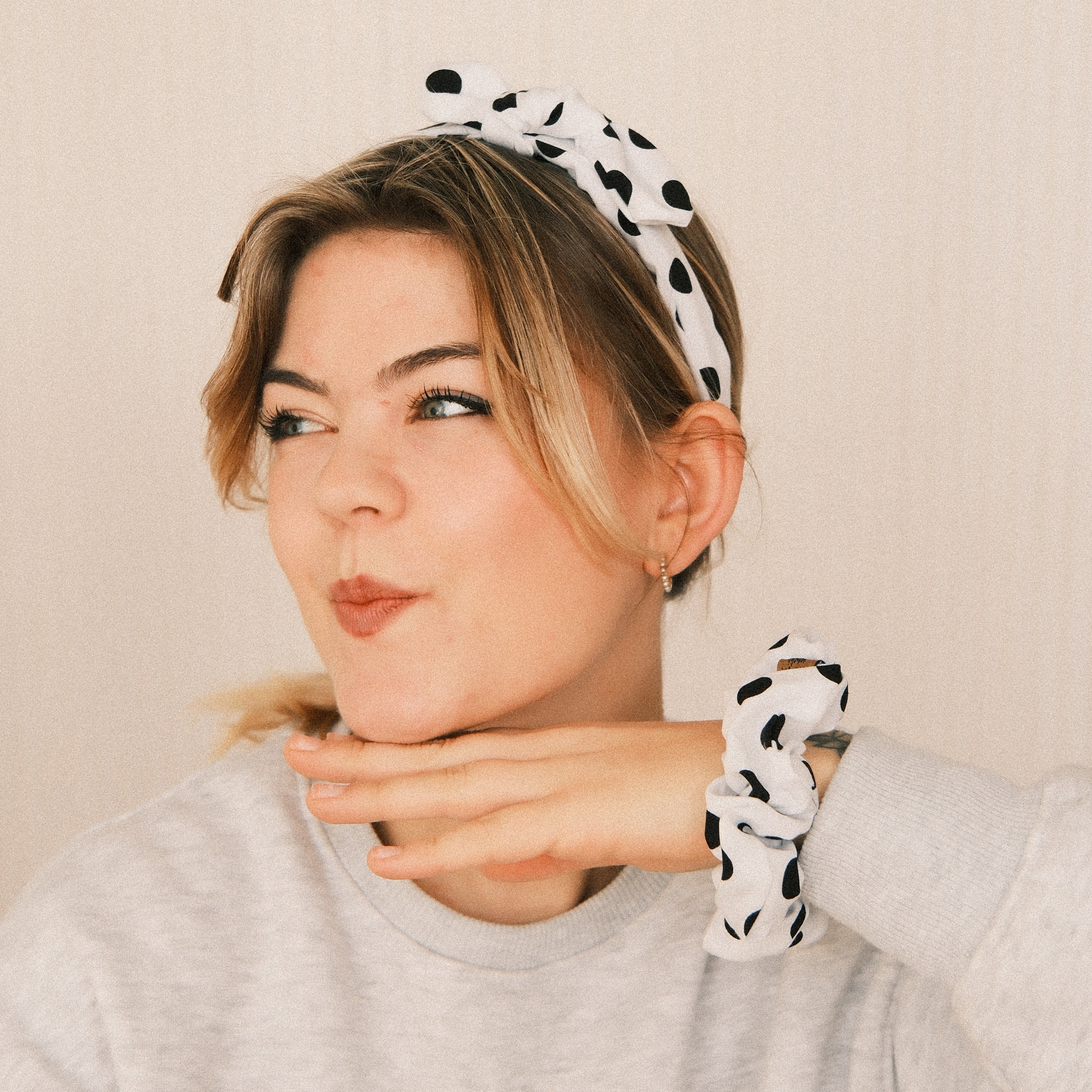 Hedi - Polka Dots Weiß