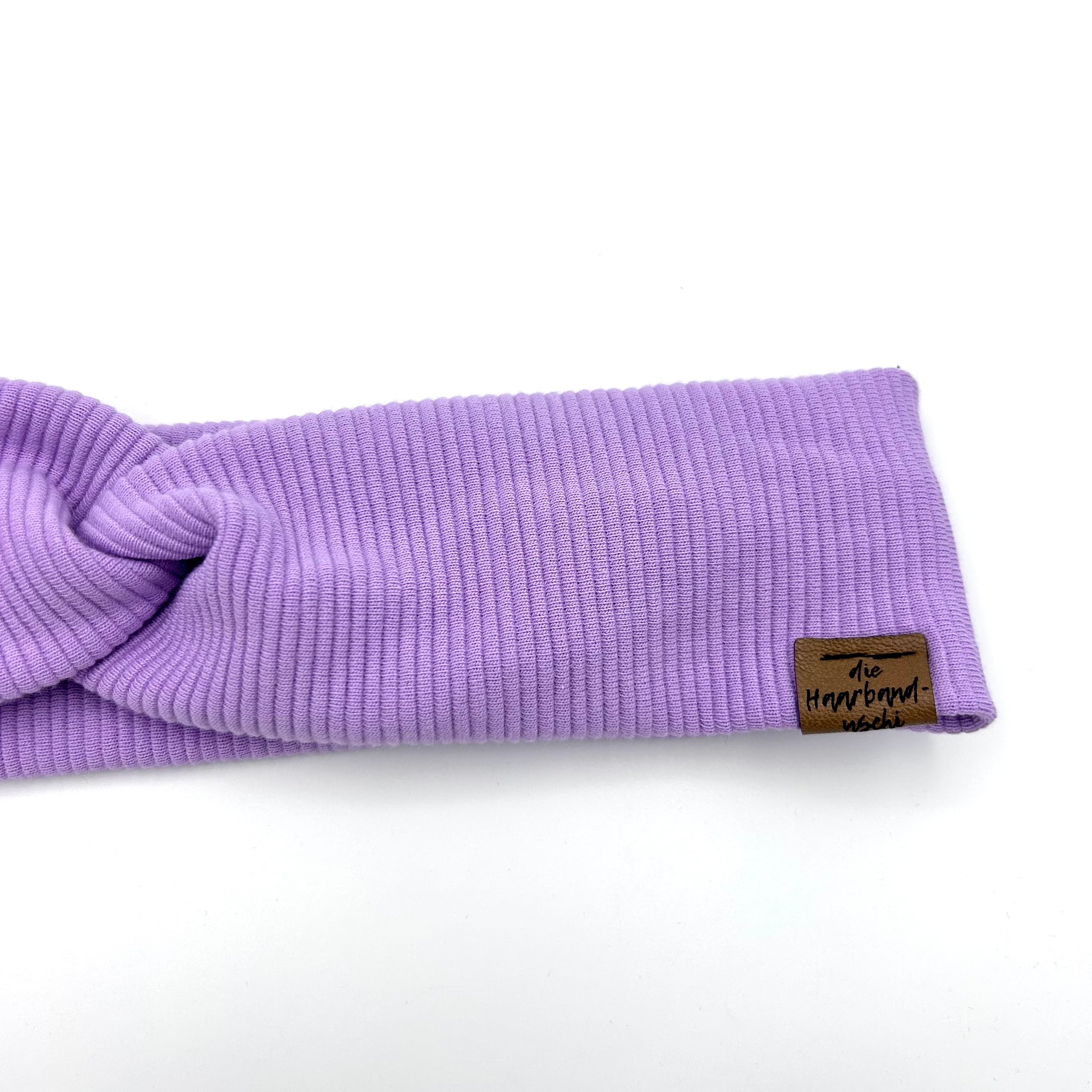 Basic Haarband - Soft Rib Lavendel