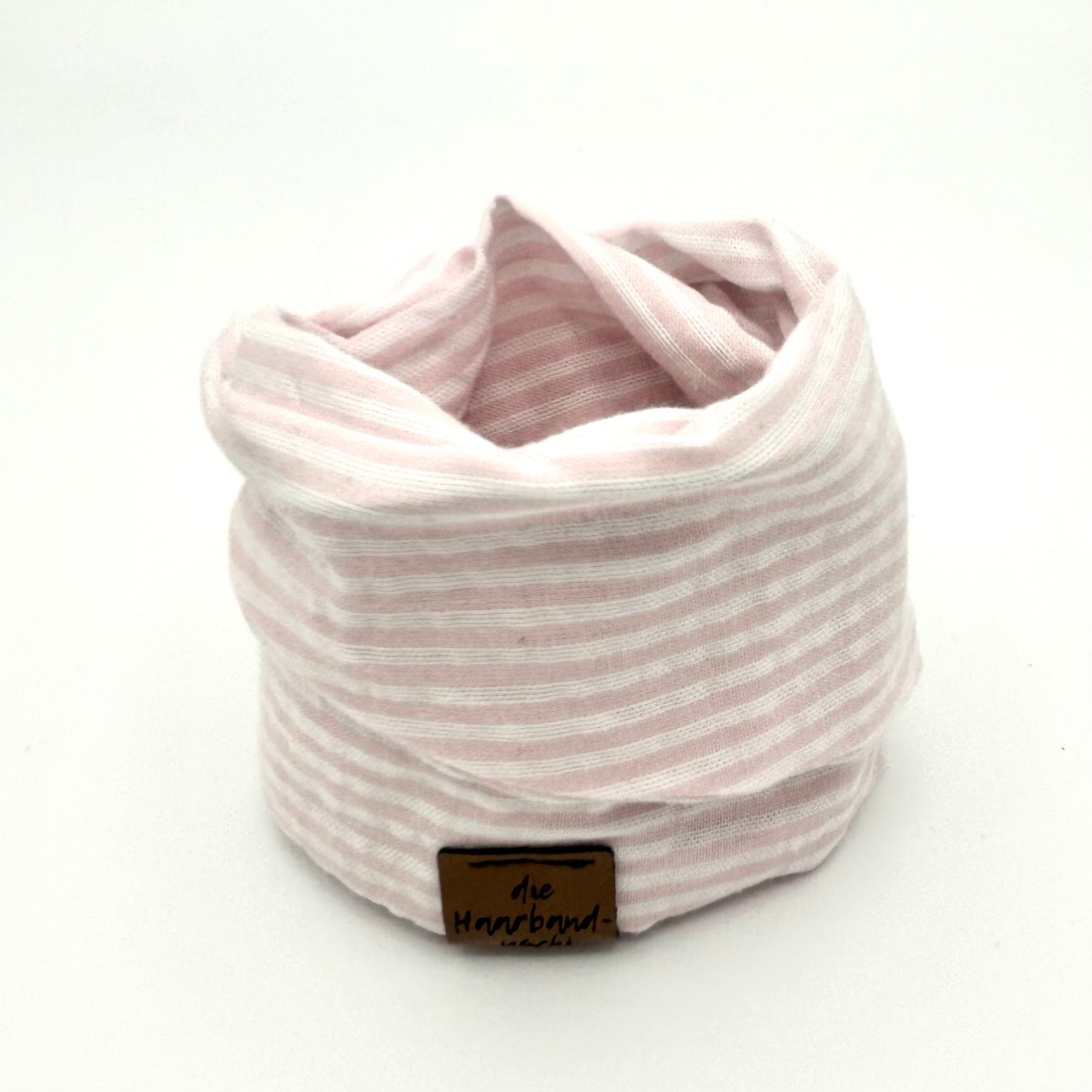 Drahthaarband gestreift rosa