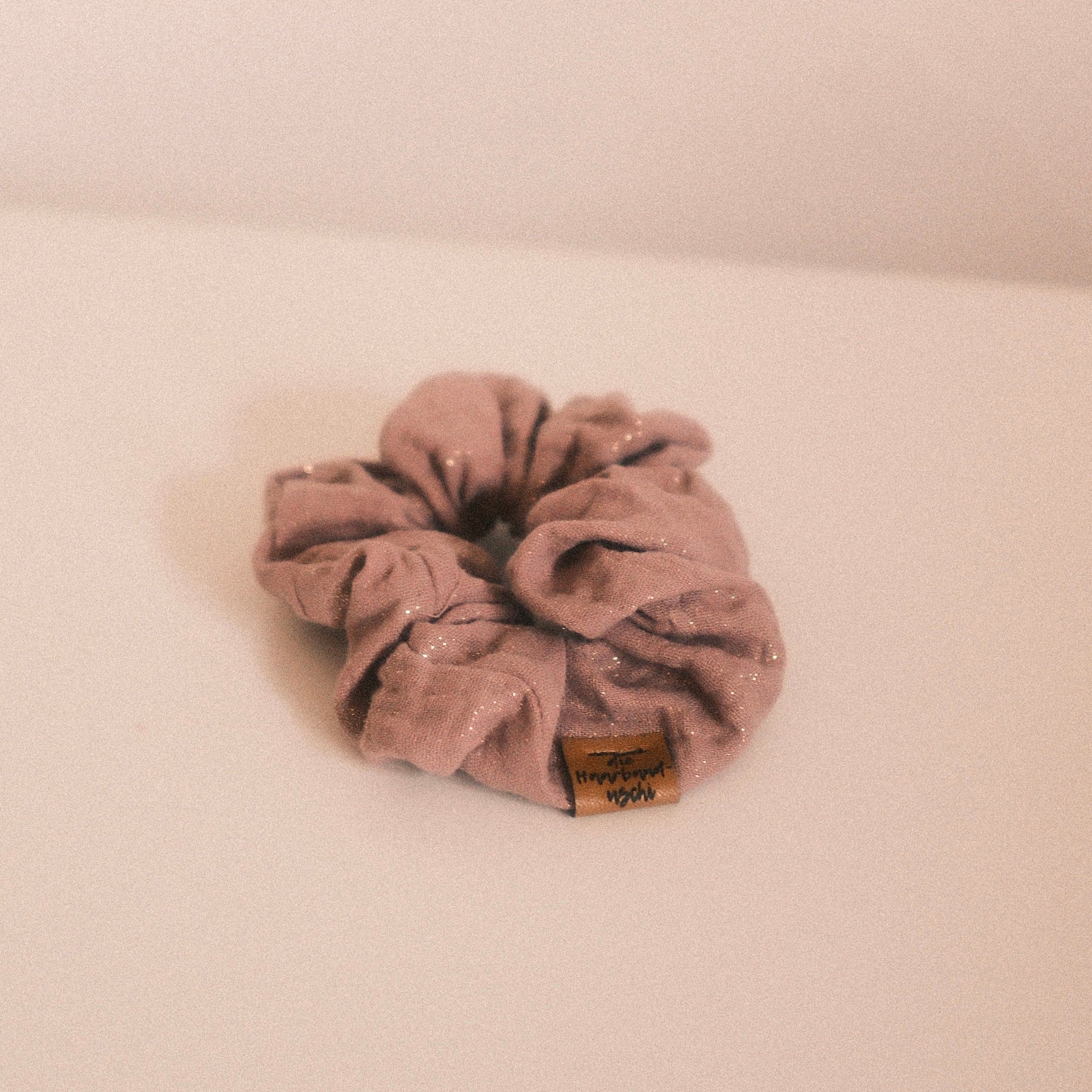 Scrunchie - Glitzer Flieder