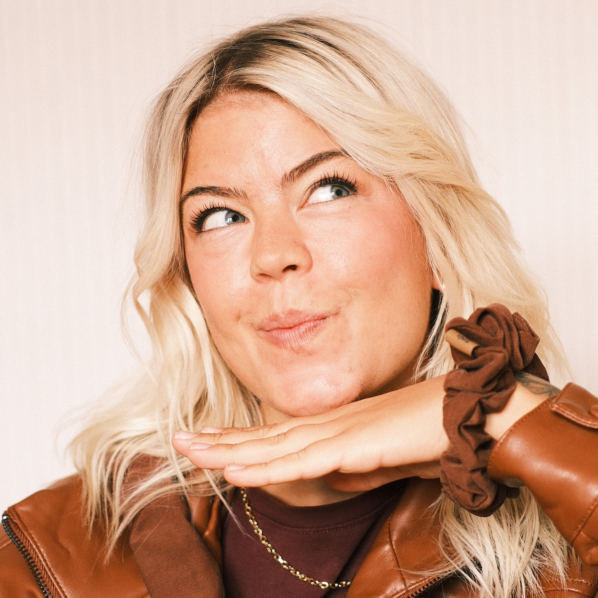 Scrunchie – Kastanie