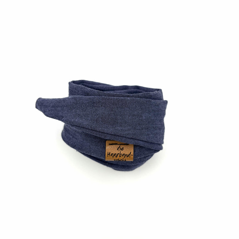 Drahthaarband Schmal – Light Jeans