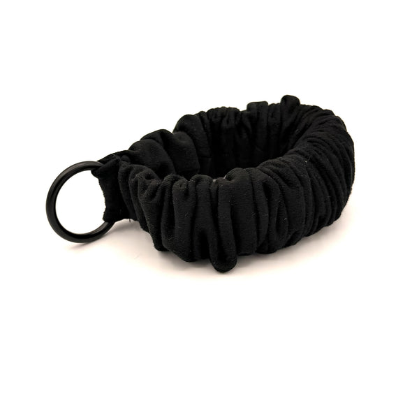 HandyScrunchie - Veganes Wildleder Schwarz