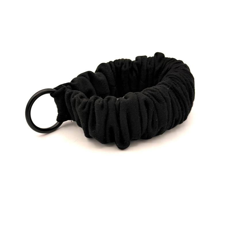 Handyscrunchie – Veganes Wildleder Schwarz
