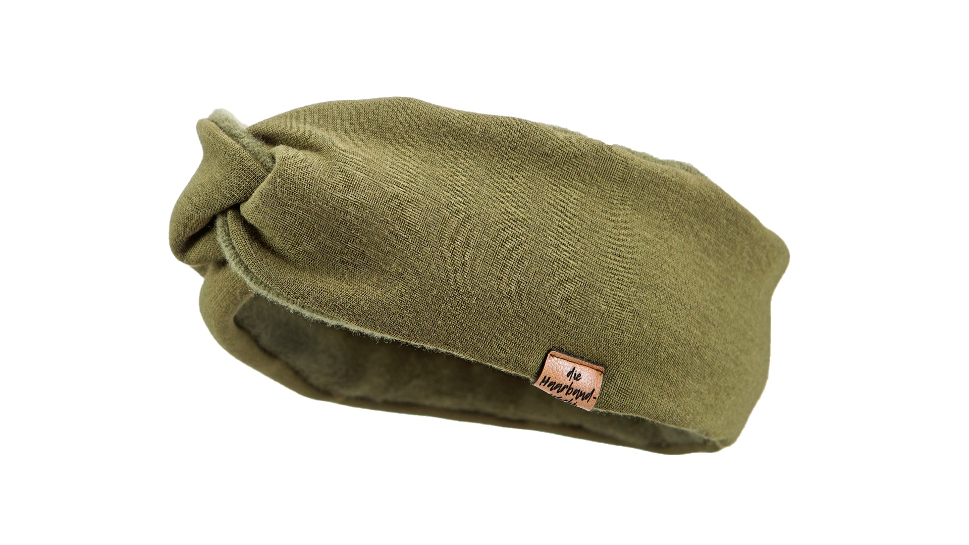 Stirnband Basic gefüttert khaki